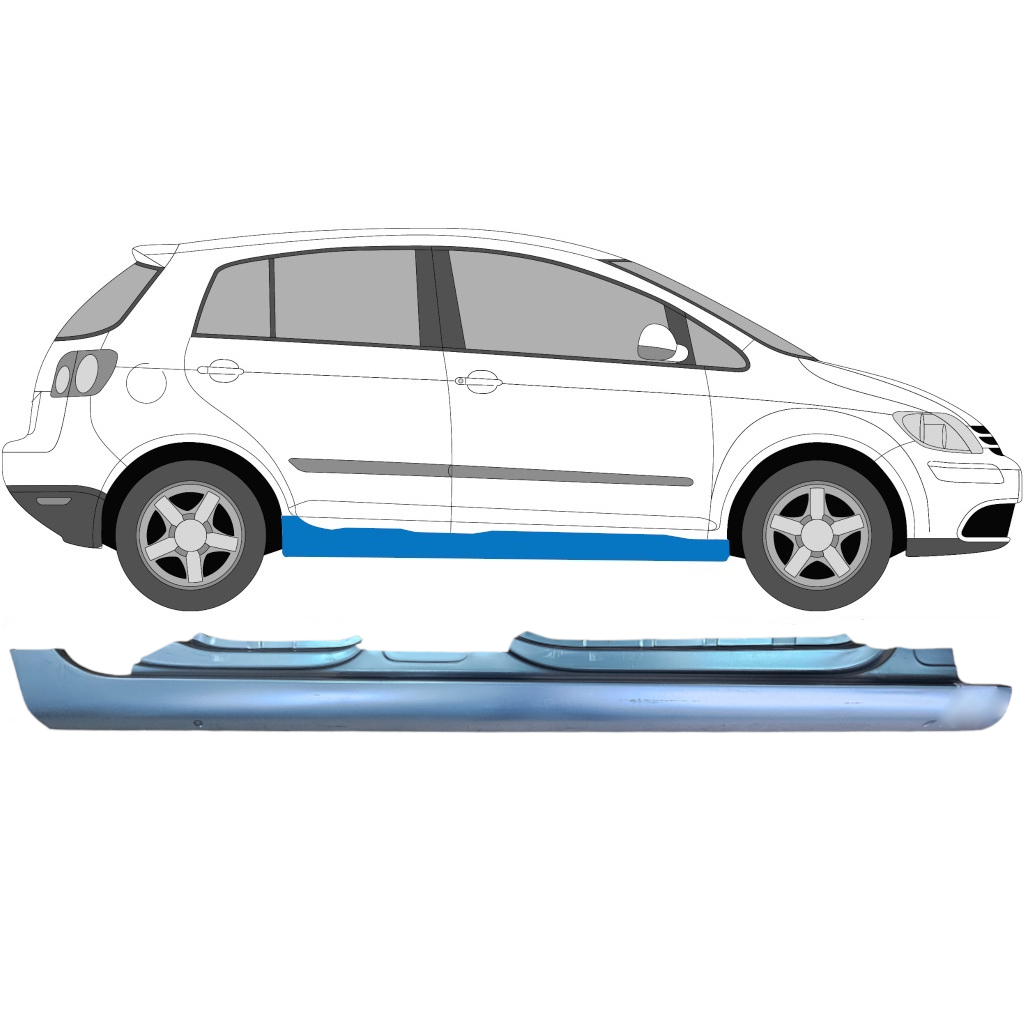 Prag Complet Pentru Vw Golf Plus 2005- / Dreapta 7081