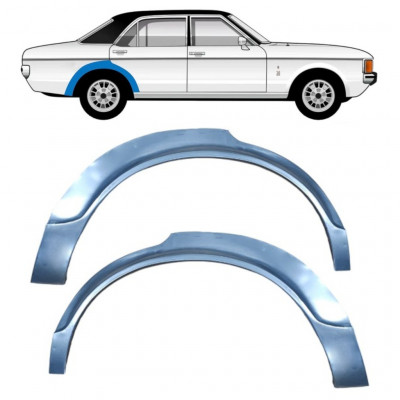 Reparație aripă spate pentru Ford Granada 1972-1977 / Stânga+Dreapta / Set 11030