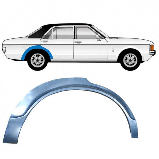 Reparație aripă spate pentru Ford Granada 1972-1977 / Dreapta 11028