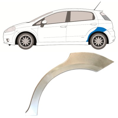Reparație aripă spate pentru Fiat Grande Punto Evo 2005- / Stânga 14760