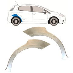 Reparație aripă spate pentru Fiat Grande Punto Evo 2005- / Stânga+Dreapta / Set 14761