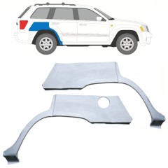 Reparație aripă spate pentru Jeep Grand Cherokee 2004-2010 / Stânga+Dreapta / Set 10657