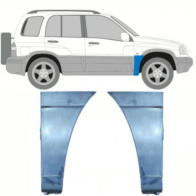 Panou de reparație aripă față pentru Suzuki Grand Vitara 1997-2005 / Stânga+Dreapta / Set 10126