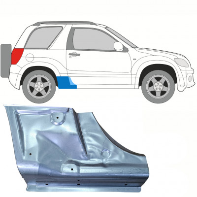 Reparație prag pentru Suzuki Grand Vitara 2005-2012 / Dreapta 8687