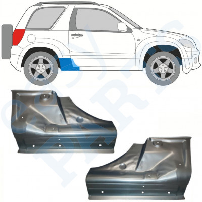 Reparație prag pentru Suzuki Grand Vitara 2005-2012 / Stânga+Dreapta / Set 10356