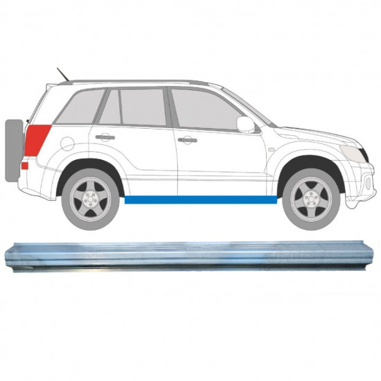 Reparație prag pentru Suzuki Grand Vitara 2005-2012 / Stânga = Dreapta (simetric) 8897