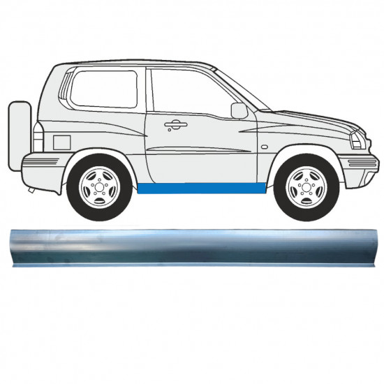 Reparație prag pentru Suzuki Grand Vitara 1997-2005 / Stânga = Dreapta (simetric) 7847