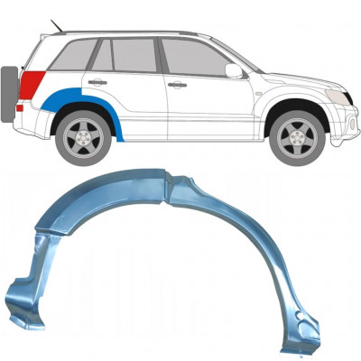 SUZUKI GRAND VITARA 2005-2012 SEGMENT REPARAȚIE ARIPĂ SPATE / DREAPTA