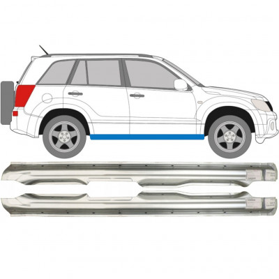 Prag complet pentru Suzuki Grand Vitara 2005-2012 / Stânga+Dreapta / Set 9237