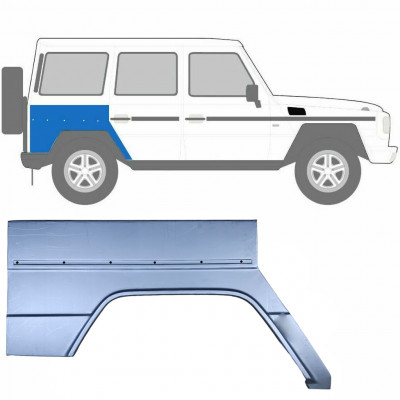 MERCEDES G CLASS 1979- SEGMENT REPARAȚIE ARIPĂ SPATE / DREAPTA