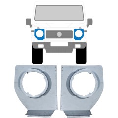 Suport far pentru Mercedes G-Class W460 W461 W463 1979-2017 / Stânga+Dreapta / Set 11896