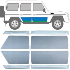 Reparație interior + exterior ușă față + spate pentru Mercedes G-Class W460 W461 W463 1979-2017 / Stânga+Dreapta / Set 9471