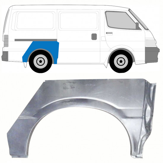 TOYOTA HIACE 1989-1995 SEGMENT REPARAȚIE ARIPĂ SPATE / DREAPTA