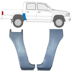 Reparație colț spate pentru Toyota Hilux 1998-2005 / Stânga+Dreapta / Set 10050
