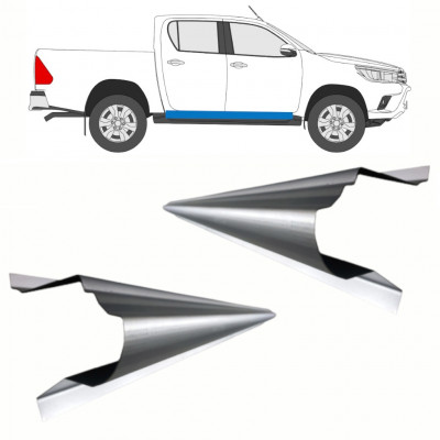 Reparație prag pentru Toyota Hilux 2015- / Stânga = Dreapta (simetric) / Set 10140