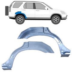Reparație aripă spate pentru Honda CR-V 2001-2006 / Stânga+Dreapta / Set 9658