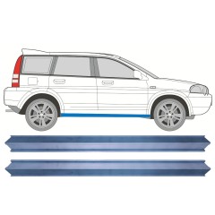 Reparație prag pentru Honda HR-V 1999-2006 / Stânga = Dreapta (simetric) / Set 11281