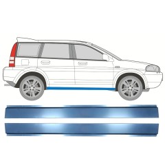 Reparație prag interior pentru Honda HR-V 1999-2006 / Stânga = Dreapta (simetric) / Set 10382