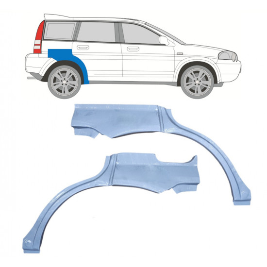 Reparație aripă spate pentru Honda HRV 1999-2006 / Stânga+Dreapta / Set 9205