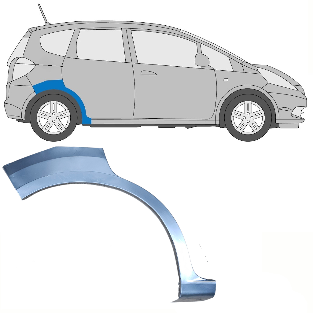 Reparație Aripă Spate Pentru Honda Jazz Ge 2008-2015 / Dreapta 8478