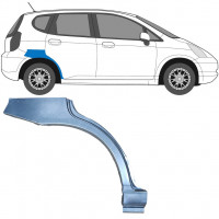 Reparație aripă spate pentru Honda Jazz Gd 2002-2008 / Dreapta 6179