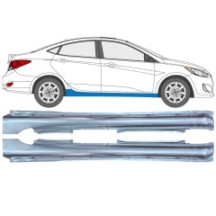 Prag complet pentru Hyundai Accent 2010- / Stânga / Dreapta / Set 12801