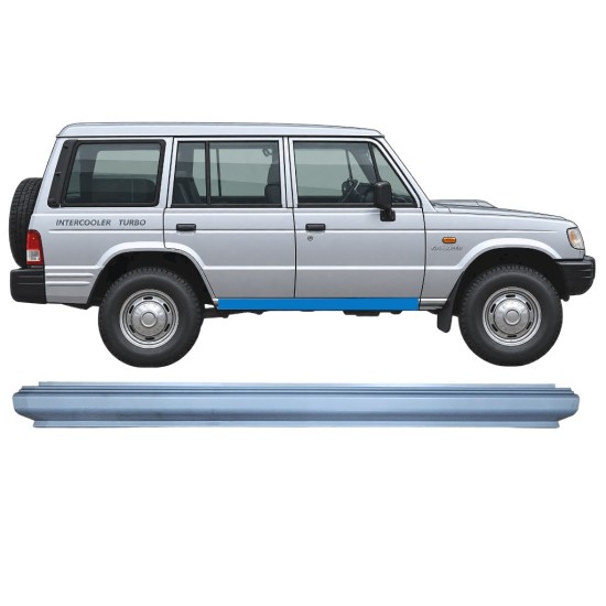 Reparație prag pentru Hyundai Galloper 1991-2003 / Stânga = Dreapta (simetric) 17018