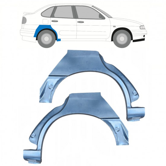 Reparație aripă spate pentru Seat Ibiza Cordoba 1993-2002 / Stânga+Dreapta / Set 10653