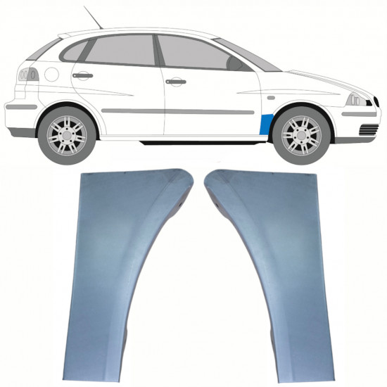 Panou de reparație aripă față pentru Seat Ibiza Cordoba 2002-2008 / Stânga+Dreapta / Set 10262