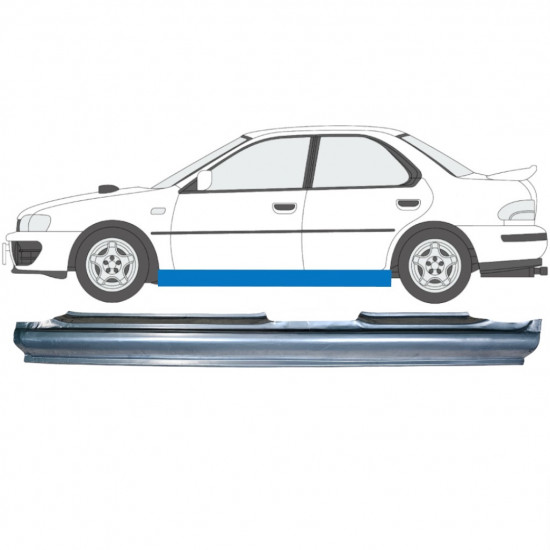 Prag complet pentru Subaru Impreza 1992-2000 / Stânga 5652