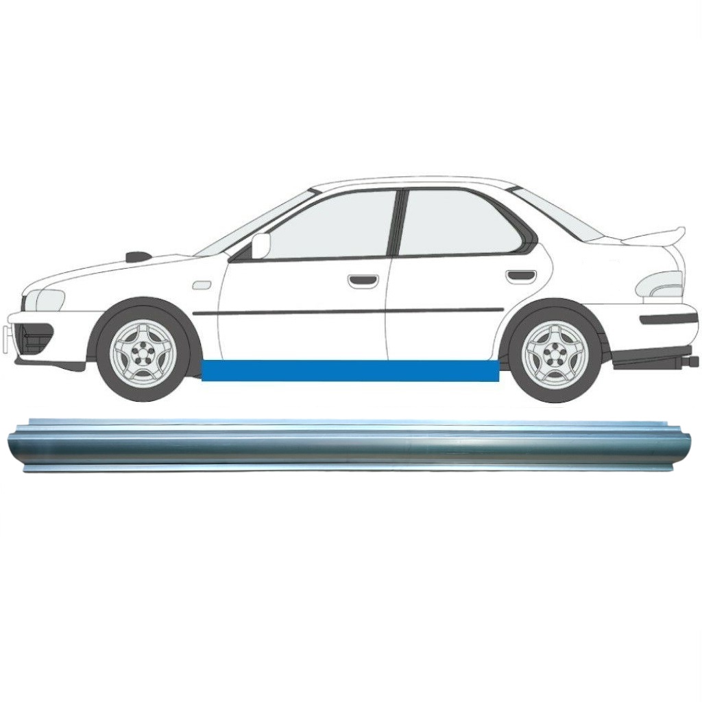 Reparație Prag Pentru Subaru Impreza 1992-2000 / Stânga 7010