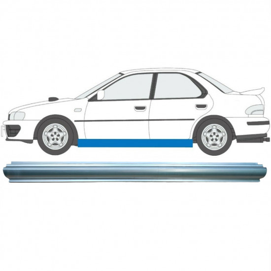 Reparație prag pentru Subaru Impreza 1992-2000 / Stânga 7010