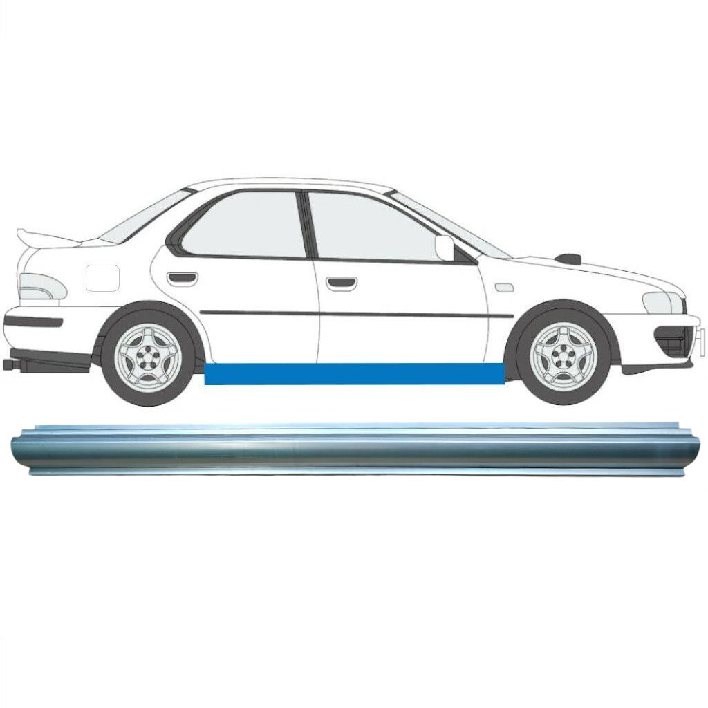 Reparație Prag Pentru Subaru Impreza 1992-2000 / Dreapta 7009