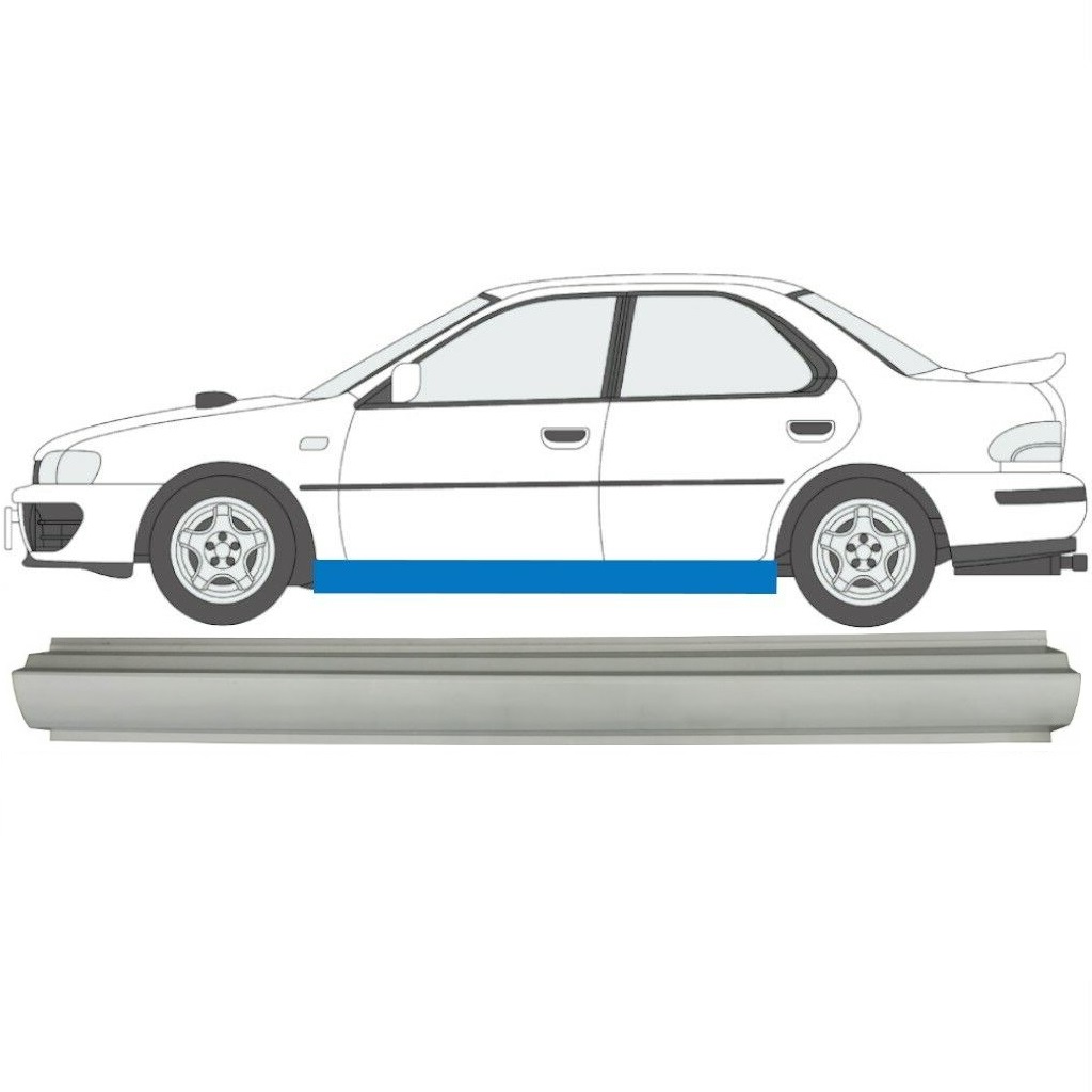 Reparație prag pentru Subaru Impreza 1992-2000 / Stânga 7010