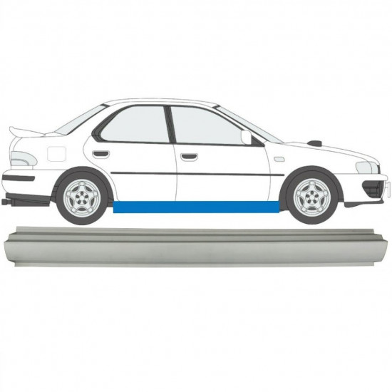 Reparație prag pentru Subaru Impreza 1992-2000 / Dreapta 7009