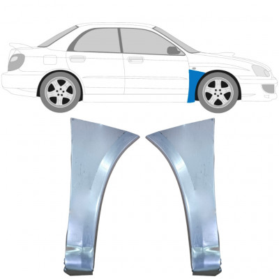 Panou de reparație aripă față pentru Subaru Impreza GD 2000-2007 / Stânga+Dreapta / Set 10605