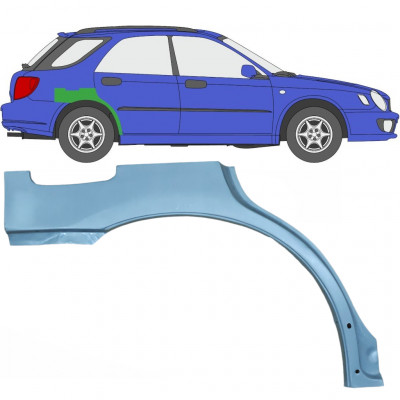 Reparație aripă spate pentru Subaru Impreza Gg 2000-2007 / Dreapta 5918