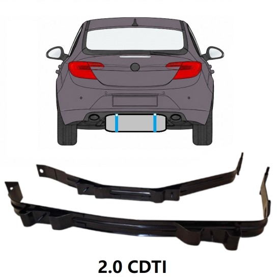 Cleme rezervor combustibil pentru Opel Insignia 2008-2017 17019