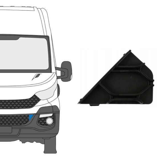 Capace bară față pentru Iveco Daily 2014-2019 / Stânga 16241