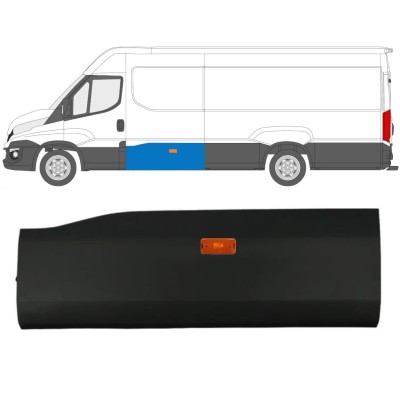Bandou lateral cu lampă pentru Iveco Daily 2014-2019 / Stânga / Set 16657
