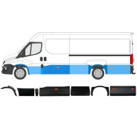 Set bandouri cu lampă pentru Iveco Daily 2014-2019 / Stânga / 11984
