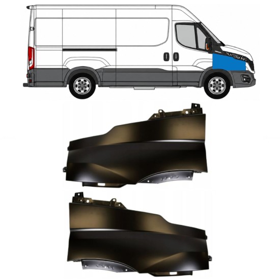 Aripă față pentru Iveco Daily 2019- / Stânga+Dreapta / Set 17109