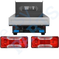 Lampă spate pentru Iveco Daily 1999-2014 / Stânga+Dreapta / Set 9842