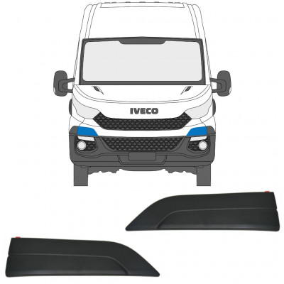 IVECO DAILY 2014- BUMPER FRONTAL PANOU LATERAL / A STABILIT