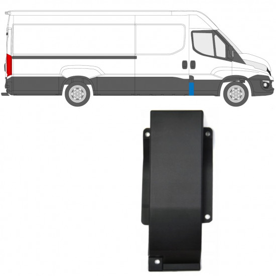 IVECO DAILY 2014- PANOU LATERAL STÂLP FRONTAL / DREAPTA