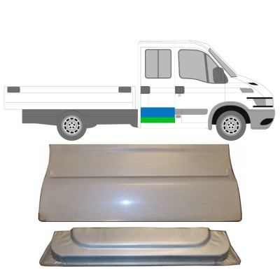 Reparație interior + exterior ușă spate pentru Iveco Daily 1999-2014 / Stânga = Dreapta (simetric) / Set 16174