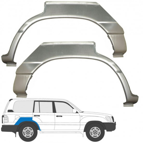 TOYOTA LAND CRUISER 1998-2007 SEGMENT REPARAȚIE ARIPĂ SPATE / A STABILIT