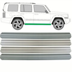 Reparație prag + reparație interior prag pentru Jeep Commander 2005-2010 / Stânga = Dreapta (simetric) / Set 10500