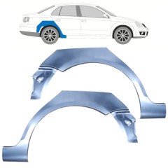 Reparație aripă spate pentru Volkswagen Jetta 2005-2010 / Stânga+Dreapta / Set 11557
