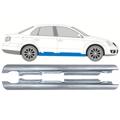Prag complet pentru Volkswagen Jetta 2005-2010 / Stânga+Dreapta / SEDAN 17052